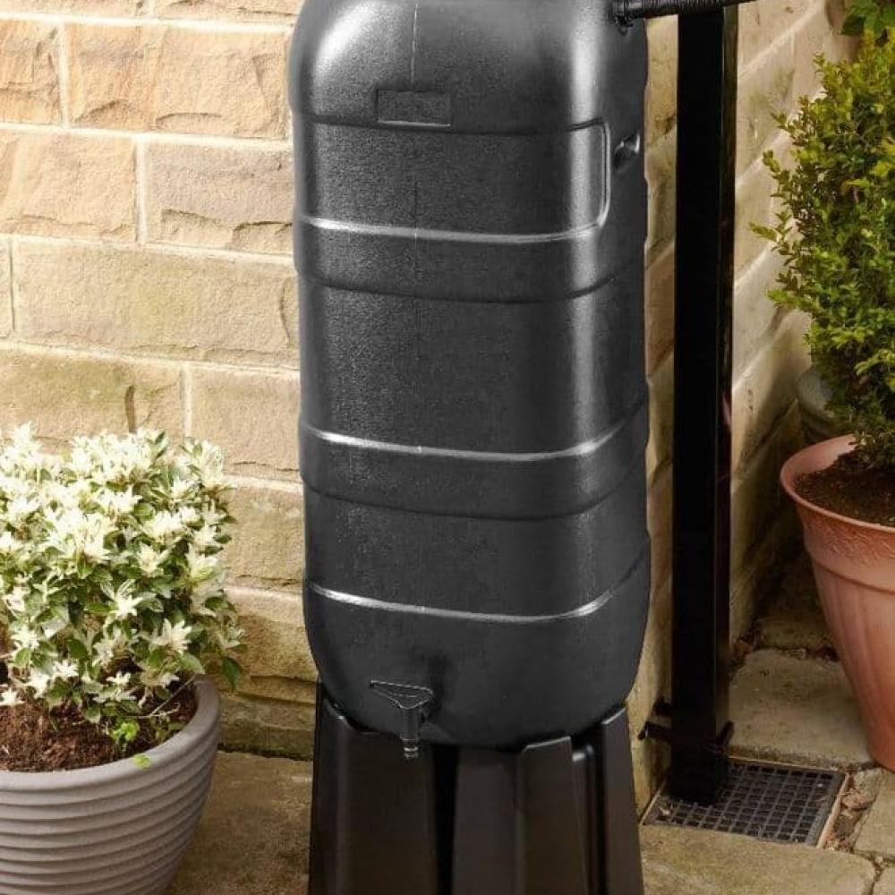 100 litre straight water butt kit with stand and diverter 1834 p 2