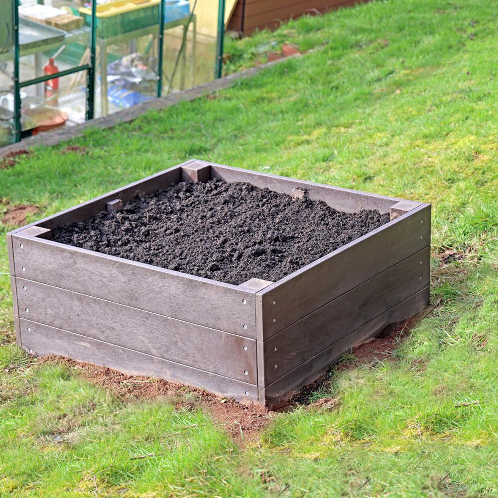 tdp raised bed in a garden
